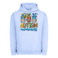 Pigment Grape Ice autism awareness gnomes Urban Hoodie - Zillion Design Studio