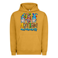 Pigment Peanut Butter autism awareness gnomes Urban Hoodie - Zillion Design Studio