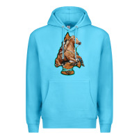 Ocean Blue arrowhead horse, Premium Hoodie - RanaPortraitStore