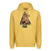 Antique Gold arrowhead horse, Premium Hoodie - RanaPortraitStore