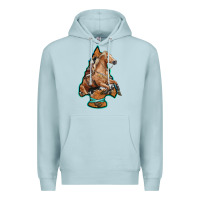 Blue Mist arrowhead horse, Premium Hoodie - RanaPortraitStore