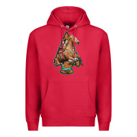 Cardinal arrowhead horse, Premium Hoodie - RanaPortraitStore
