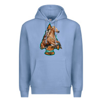 Colony Blue arrowhead horse, Premium Hoodie - RanaPortraitStore