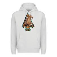 Dove Grey arrowhead horse, Premium Hoodie - RanaPortraitStore