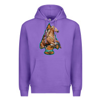 Purple arrowhead horse, Premium Hoodie - RanaPortraitStore
