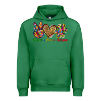 Emerald peace love autism Urban Hoodie - Zillion Design Studio