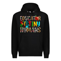 Black educator of tiny humans Premium Hoodie - Zillion Design Studio
