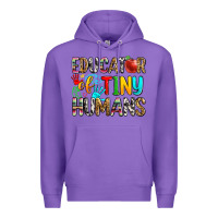 Purple educator of tiny humans Premium Hoodie - Zillion Design Studio