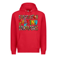 Red educator of tiny humans Premium Hoodie - Zillion Design Studio