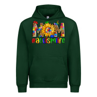 Forest Green mom #autism life Urban Hoodie - Zillion Design Studio