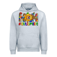 Heather Grey mom #autism life Urban Hoodie - Zillion Design Studio