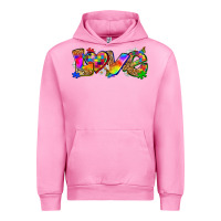 Fuchsia Pink love autism Urban Hoodie - Zillion Design Studio