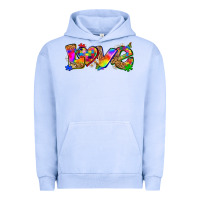 Pigment Grape Ice love autism Urban Hoodie - Zillion Design Studio