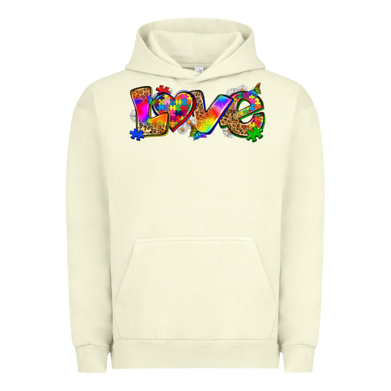 Love Autism Urban Hoodie by Zillion Design Studio | Teevron