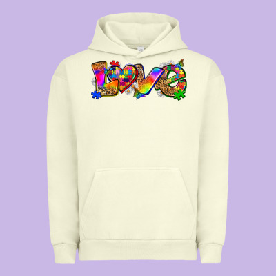 Love Autism Urban Hoodie Designed By Zillion Design Studio