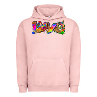 Pigment Salmon love autism Urban Hoodie - Zillion Design Studio