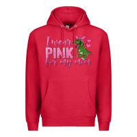Cardinal I Wear Pink For My Mom Premium Hoodie - texasbilliewilder