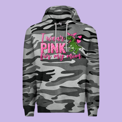 I Wear Pink For My Mom Premium Hoodie Designed By Texasbilliewilder