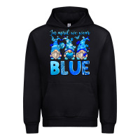Black in april we wear blue autism gnomes Urban Hoodie - Zillion Design Studio