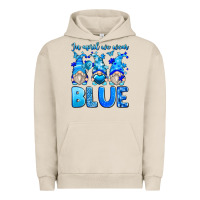 Pigment French Oak in april we wear blue autism gnomes Urban Hoodie - Zillion Design Studio