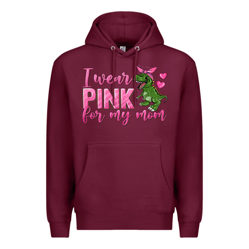 I Wear Pink For My Mom Premium Hoodie by texasbilliewilder | Teevron