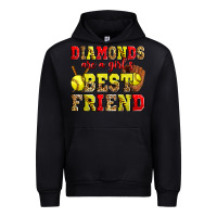 Black diamonds are a girl's best friend softball Urban Hoodie - Zillion Design Studio