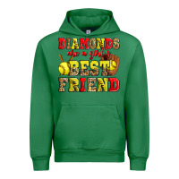 Emerald diamonds are a girl's best friend softball Urban Hoodie - Zillion Design Studio