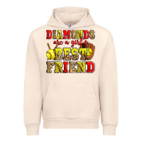 Sandshell diamonds are a girl's best friend softball Urban Hoodie - Zillion Design Studio