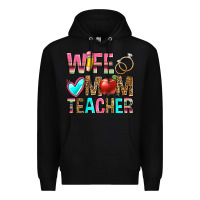 Black wife mom teacher Premium Hoodie - Zillion Design Studio