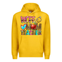 Lemon wife mom teacher Premium Hoodie - Zillion Design Studio