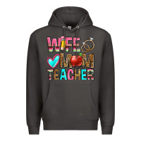 Smoke wife mom teacher Premium Hoodie - Zillion Design Studio