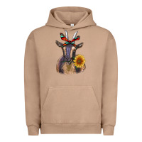 Pigment Burro sunflower aztec ribbon goat Urban Hoodie - RanaPortraitStore