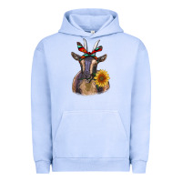 Pigment Grape Ice sunflower aztec ribbon goat Urban Hoodie - RanaPortraitStore