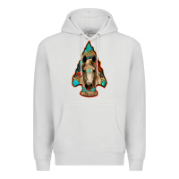 Dove Grey arrowhead horse Premium Hoodie - RanaPortraitStore