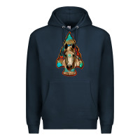 Navy arrowhead horse Premium Hoodie - RanaPortraitStore