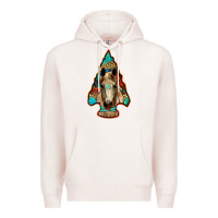 Pale Pink arrowhead horse Premium Hoodie - RanaPortraitStore