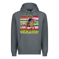 Rock in a world full of princesses be a cowgirl Premium Hoodie - RanaPortraitStore