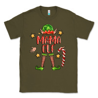 Army Green mama elf Classic Tee - FaDigitalArtStudio