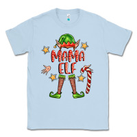 Dusty Blue mama elf Classic Tee - FaDigitalArtStudio