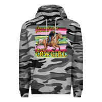 Slate Camo in a world full of princesses be a cowgirl Premium Hoodie - RanaPortraitStore