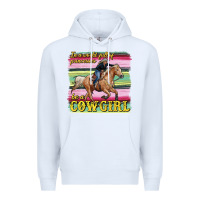 White in a world full of princesses be a cowgirl Premium Hoodie - RanaPortraitStore