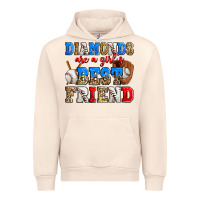 Sandshell diamonds are a girl's best friend baseball Urban Hoodie - Zillion Design Studio