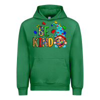 Emerald be kind autism gnome Urban Hoodie - Zillion Design Studio