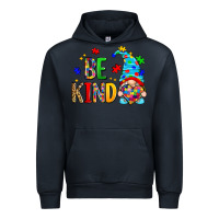 Navy be kind autism gnome Urban Hoodie - Zillion Design Studio