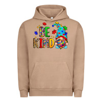 Pigment Burro be kind autism gnome Urban Hoodie - Zillion Design Studio