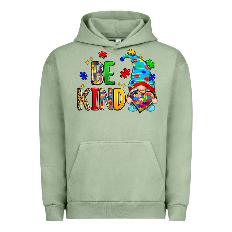 Be Kind Autism Gnome Urban Hoodie by Zillion Design Studio | Teevron