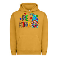 Pigment Peanut Butter be kind autism gnome Urban Hoodie - Zillion Design Studio