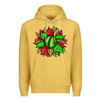 Antique Gold watermelon sunflower Premium Hoodie - Zillion Design Studio