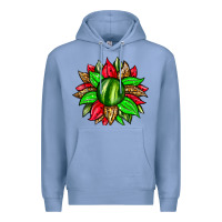 Colony Blue watermelon sunflower Premium Hoodie - Zillion Design Studio