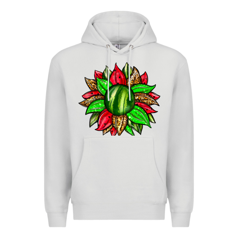 Watermelon Sunflower Premium Hoodie by Zillion Design Studio | Teevron